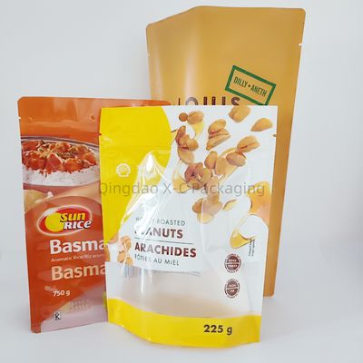 kopen BPA-vrij staande zak met rits Eco-vriendelijke zak met rits Staande herbruikbare voedselzakken online manufacture