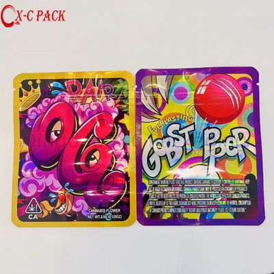 kopen 3.5g 7g 14G 28g Custom Smell Proof Print Box Cali Pack Cookie Packaging Gummy 1 Oz Mylar Bag online manufacture