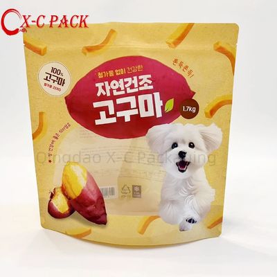 kopen Verpakkingszakken Staande zak Huisdiervoedsel Verpakking Plastic voor kattenvoeding 500g 1kg 2,5kg Custom PE zak online manufacture