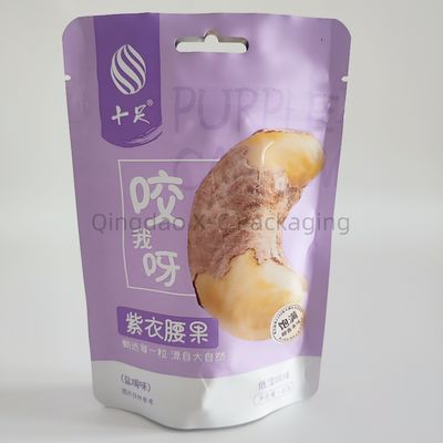Op maat gedrukte Zip Lock Stand Up Bag herverzegelbare voedselverpakkingszak Die Cut