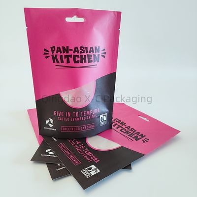 Biologisch afbreekbare zakjes voor opstapels Voedselverpakkingen Waterdicht Zip Lock Doypack