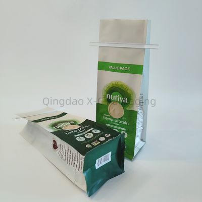 Gepersonaliseerde gedrukte 8 zijdel verzegelde zak Tin Tie Stand Up Pouch herverzegelbare voedselverpakking