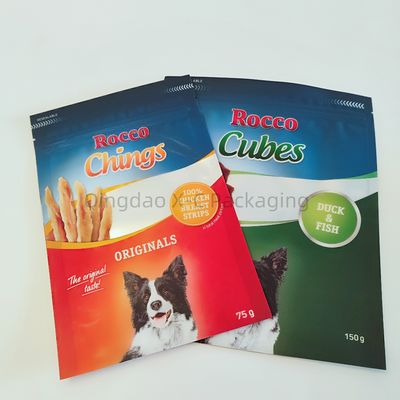 Huisdiervoedsel 3 zijde zegelzakjes Kleurrijke composteerbare zakjes Verpakking Vochtbestendige