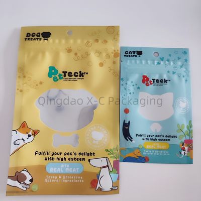 Warmte afdichting Op maat gedrukte verpakkingszak Vochtbestendige voedsel rits Stand-up pouch