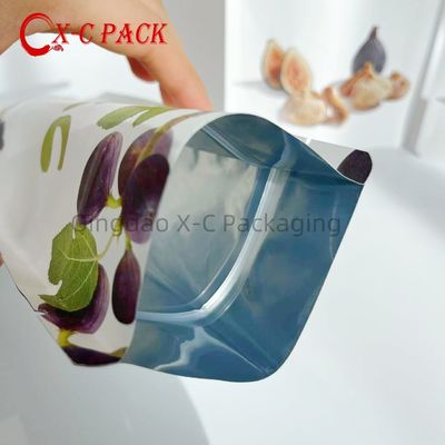 Glanzende stand-up ritszak voor bevriezing gedroogde fruit verpakkingszak Print Food PE Heat Seal Digitaal drukken cake zak
