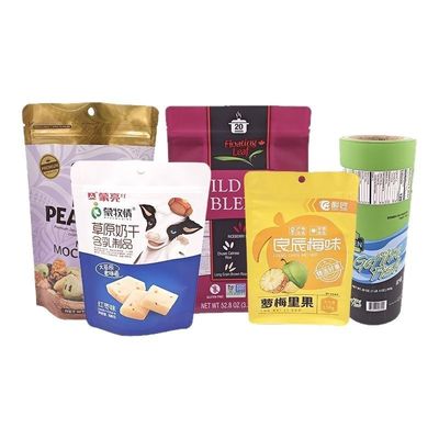 Persoonlijke gelaagde Ziplock Stand-up pouch voor gedroogd fruit en snacks