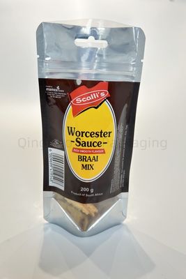 Stand Up Pouch Custom Printed Packaging Bags voor bakpoeder 500g QC 100% inspectie voor levering Schokbestendigheid