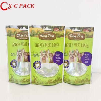 Veterinaire kwaliteit Raw Food Freezer Bags Drievoudig laag lekbestendig Naad en Temperatuurbestendige Laminatie Stand Up Pouch