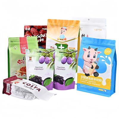 Stand-up bag printing Custom geurbestendige heldere thee snack plastic verpakking