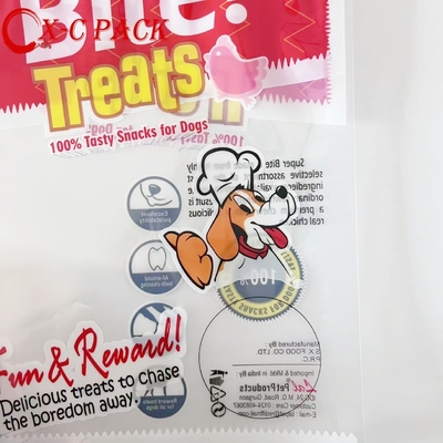 Op maat gedrukt 250g 500g 1kg verzegelbare platte bodem Staande zak Plastic kat hond huisdier voedsel verpakking Zipper Mylar verpakking